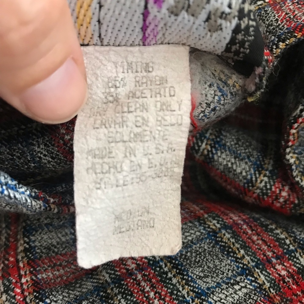 Y2K red black plaid pleated skater dress trendy - Picture 8 of 9